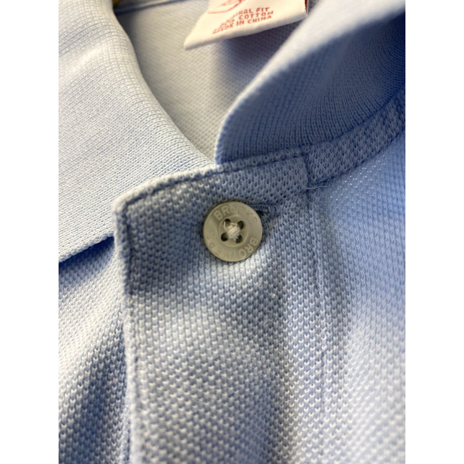 Brooks Brothers VINTAGE Brooks Brothers Polo Shirt Men M Cotton Short Sleeve Button Up Casual Business Formal Blue 124-7 Size US M / EU 48-50 / 2 - 5 Thumbnail