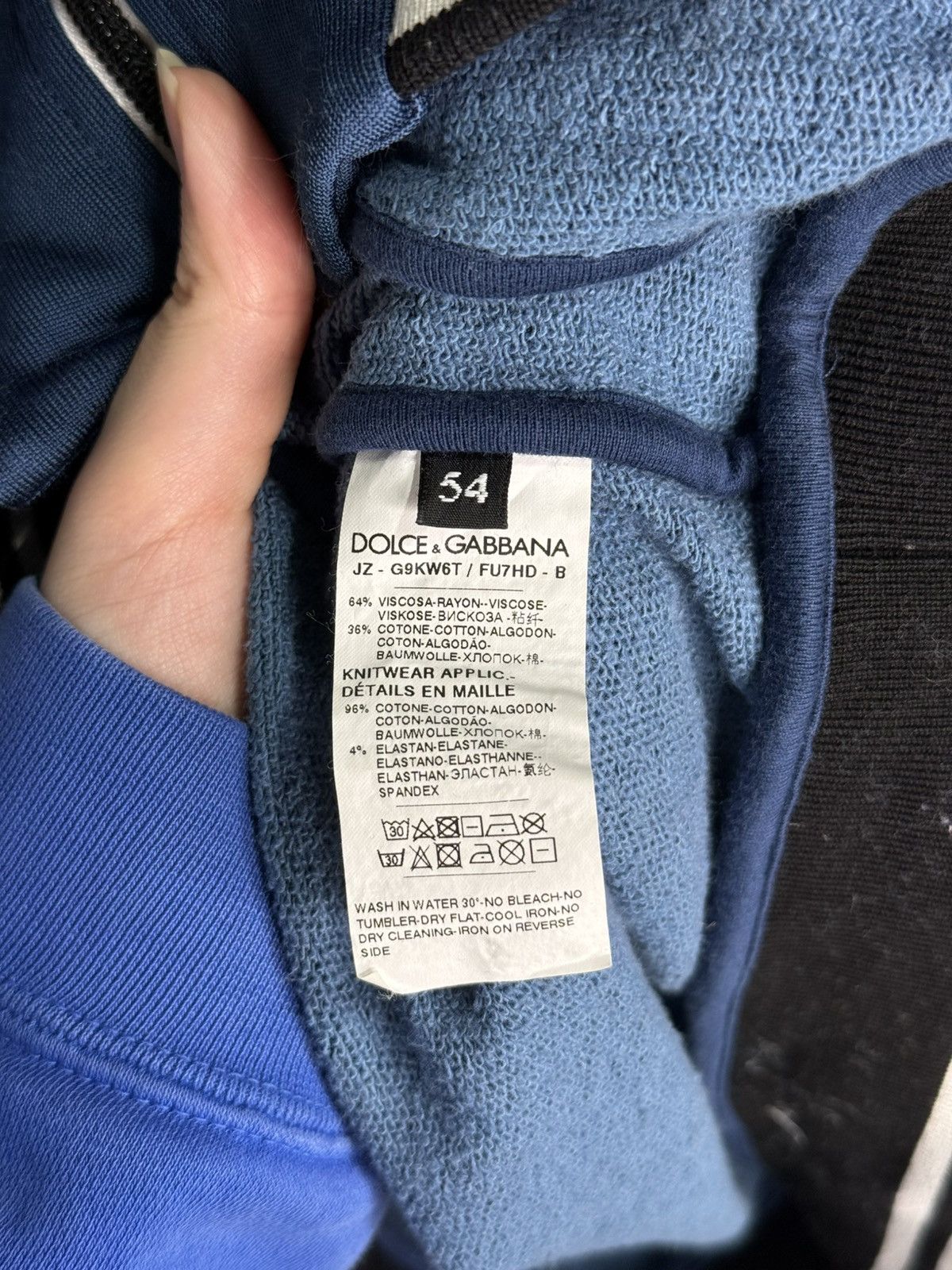 Dolce & Gabbana Dolce & Gabbana Jacket Blue Size US L / EU 52-54 / 3 - 4 Thumbnail