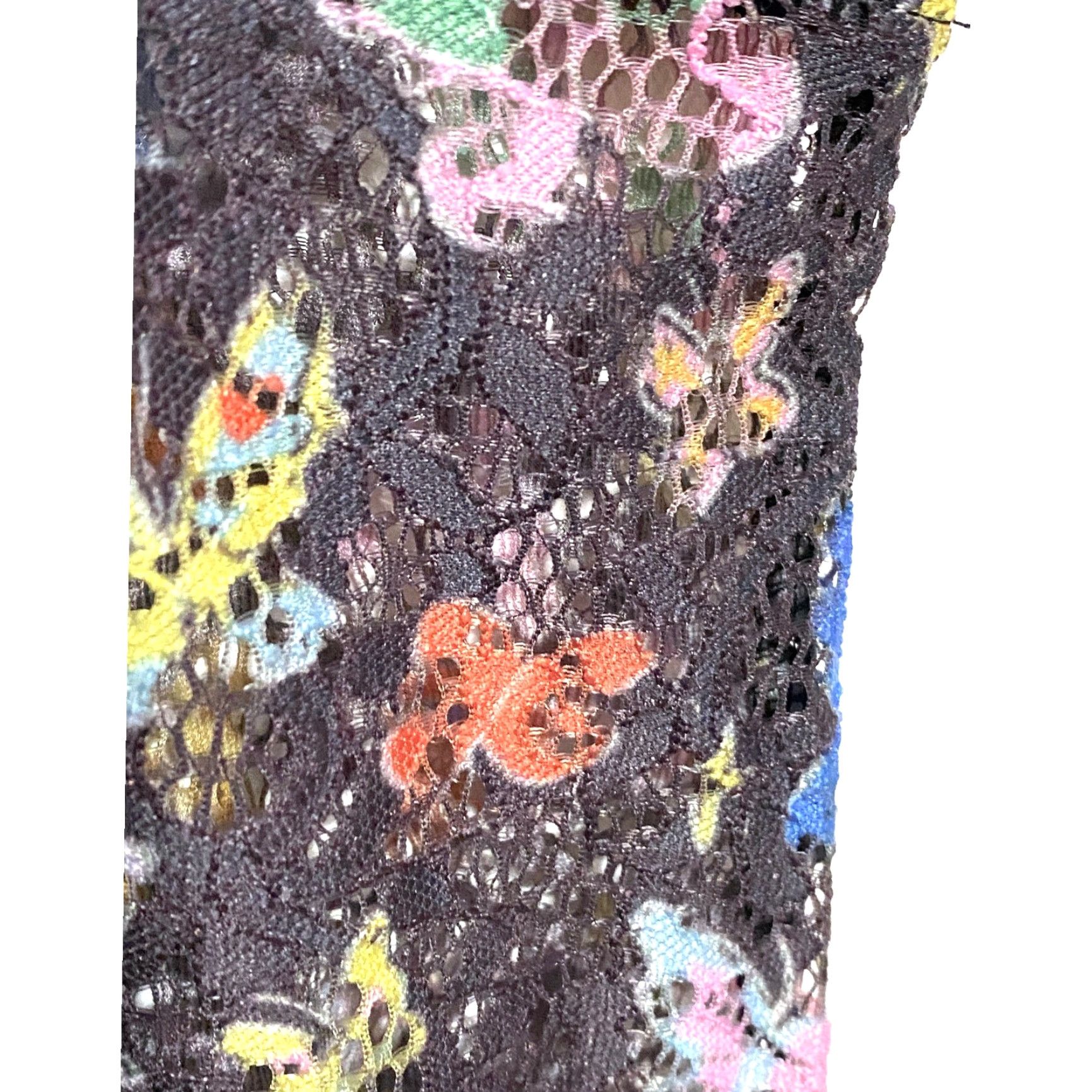 Vintage BP Butterflies Tank Top Womens XS Whimsigoth Fairy Grunge Sheer Hippie Punk Y2K Tank Womens XS Black Sheer Hippie Grunge 90s Festival Y2K Mens? Size XS / US 0-2 / IT 36-38 - 3 Thumbnail