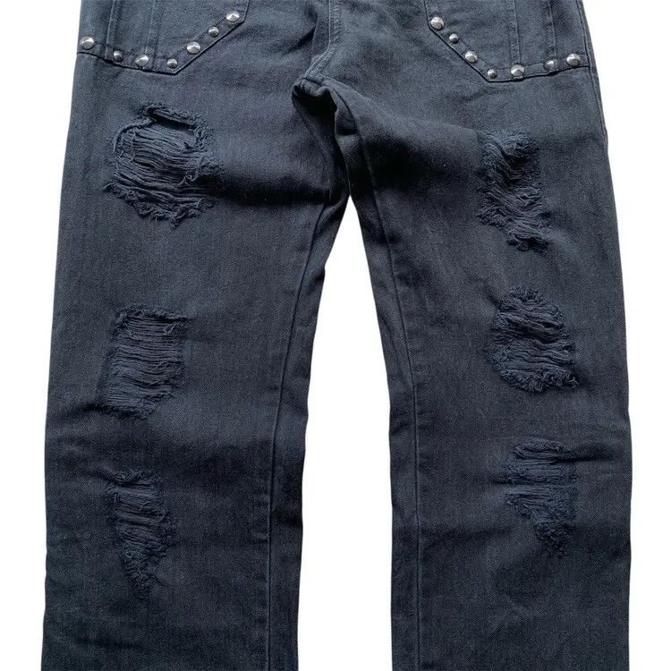 Hysteric Glamour Algonquins Ifsixwasnine Studed Distressed Pants Size US 30 / EU 46 - 3 Thumbnail