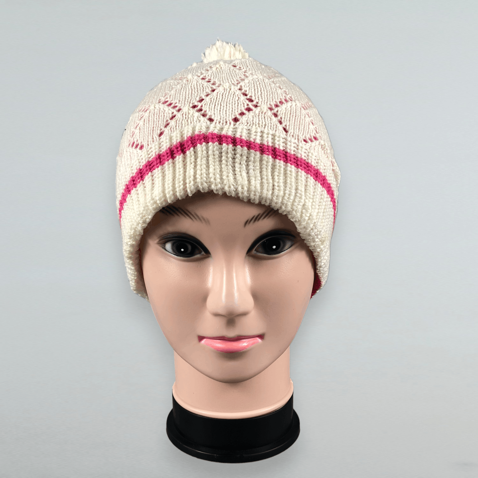 Japanese Brand × Vintage Japanese Brand Pom Hat Beanie Size ONE SIZE - 1 Thumbnail