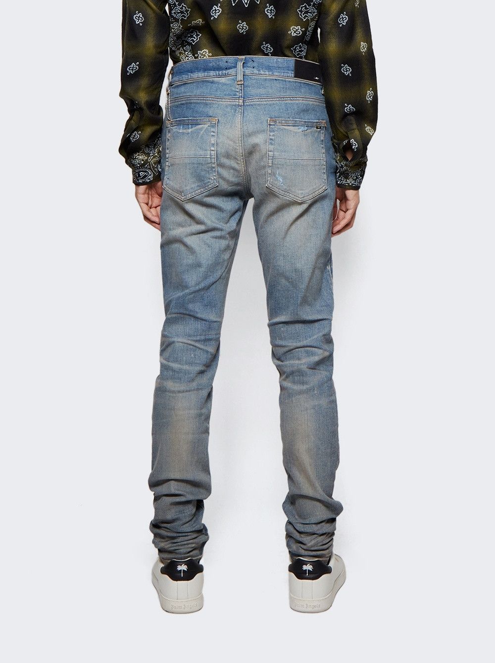 Amiri oc11z0225 Ultra Suede Mx1 Jeans in Clay Indigo Size US 34 / EU 50 - 4 Thumbnail