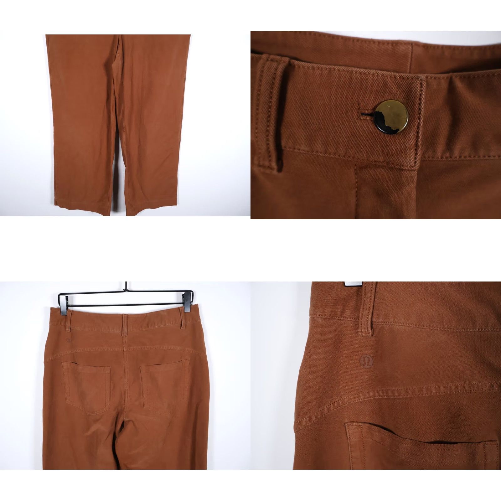Lululemon Lululemon City Sleek Pants Womens 30 Roasted Brown Wide Leg High Rise W5ENJS Size 30" / US 8 / IT 44 - 9 Thumbnail