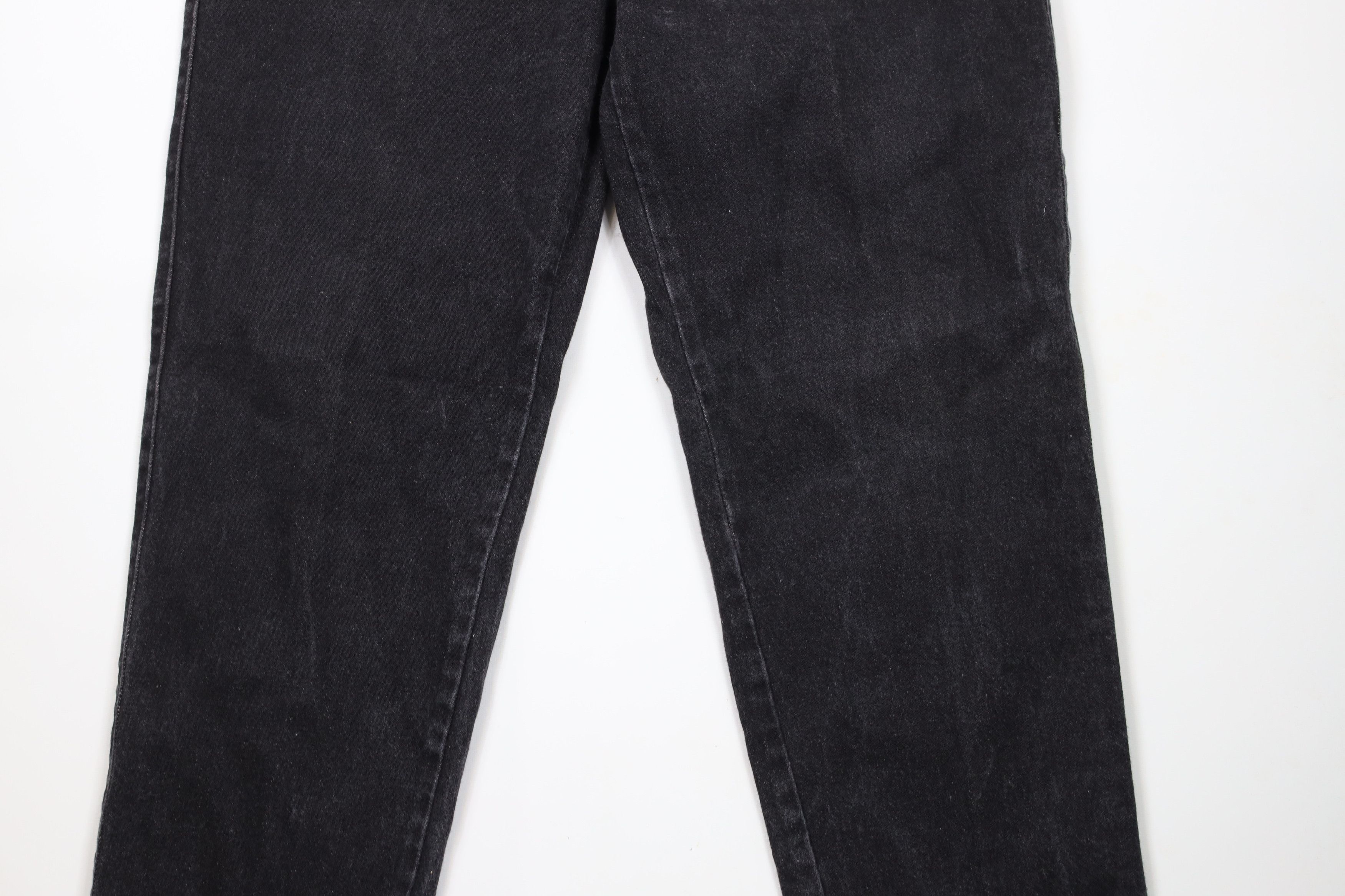 Vintage Vintage 90s Streetwear Relaxed Tapered Leg Denim Jeans Black Size US 36 / EU 52 - 3 Thumbnail