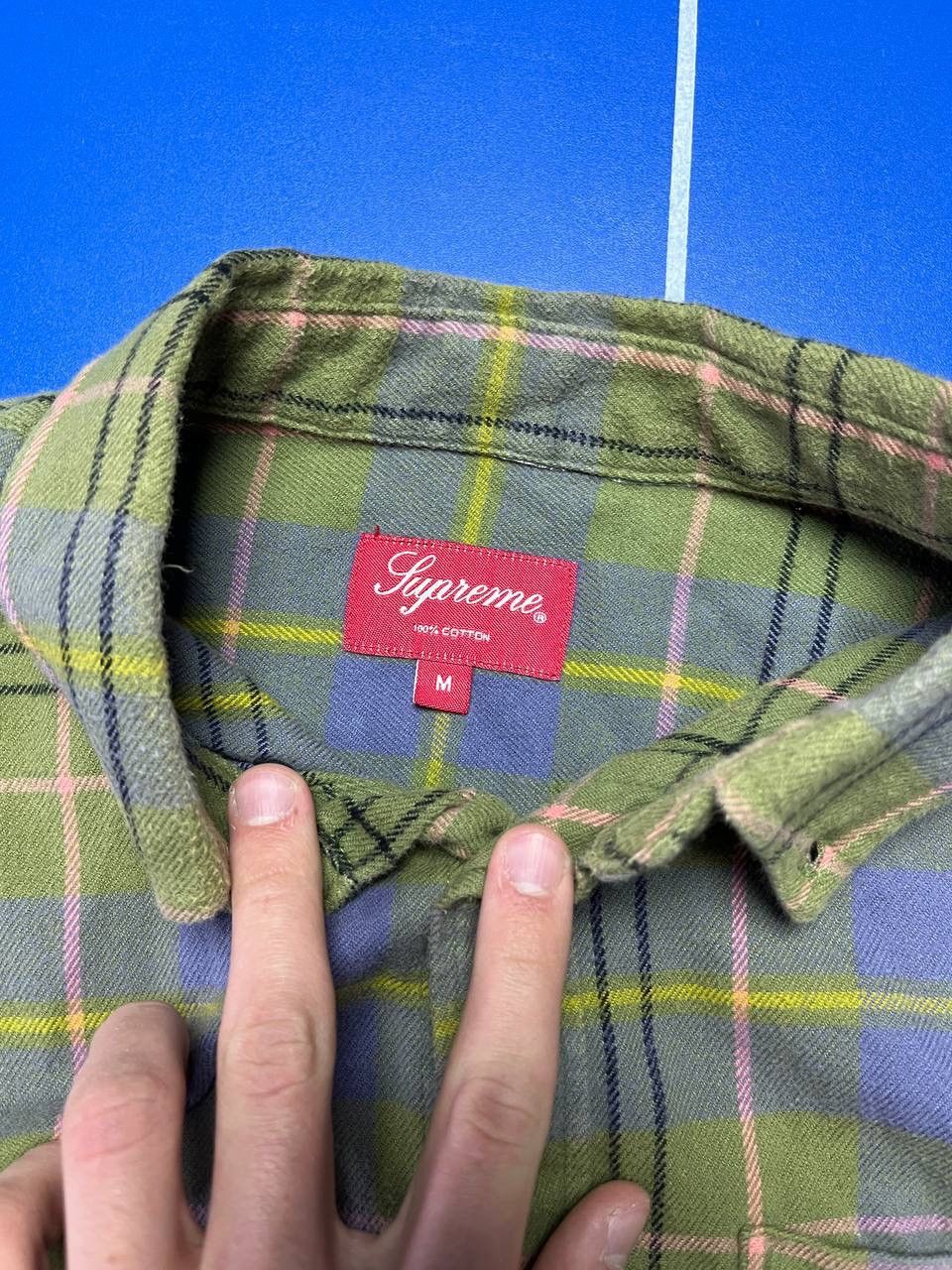 Supreme Supreme Tartan Flannel Shirt Size US L / EU 52-54 / 3 - 5 Thumbnail