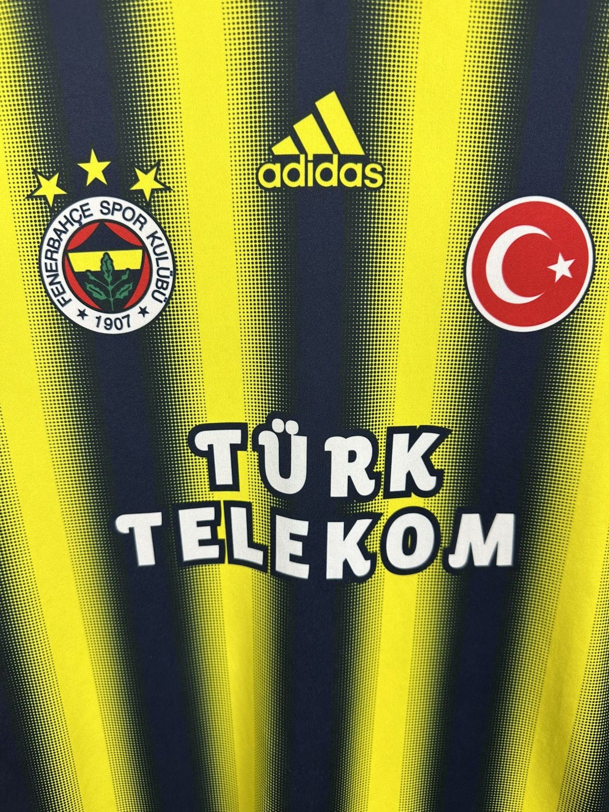 Adidas Adidas Fenerbahce 2013-14 Home Football Shirt Soccer Jersey Size US M / EU 48-50 / 2 - 2 Thumbnail