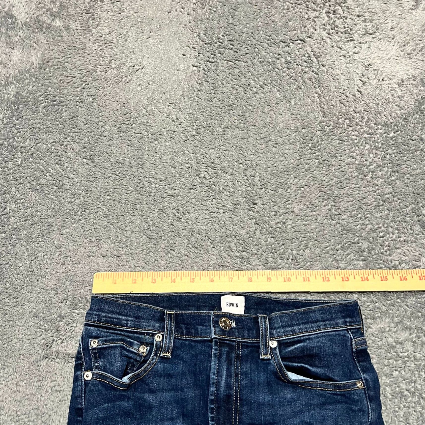 Edwin EDWIN Jeans Womens 26 Slim Straight Denim Mid Rise Cropped Pants 26x26 Blue Womens Regular Cropped Jeans Size 26" / US 2 / IT 38 - 7 Thumbnail