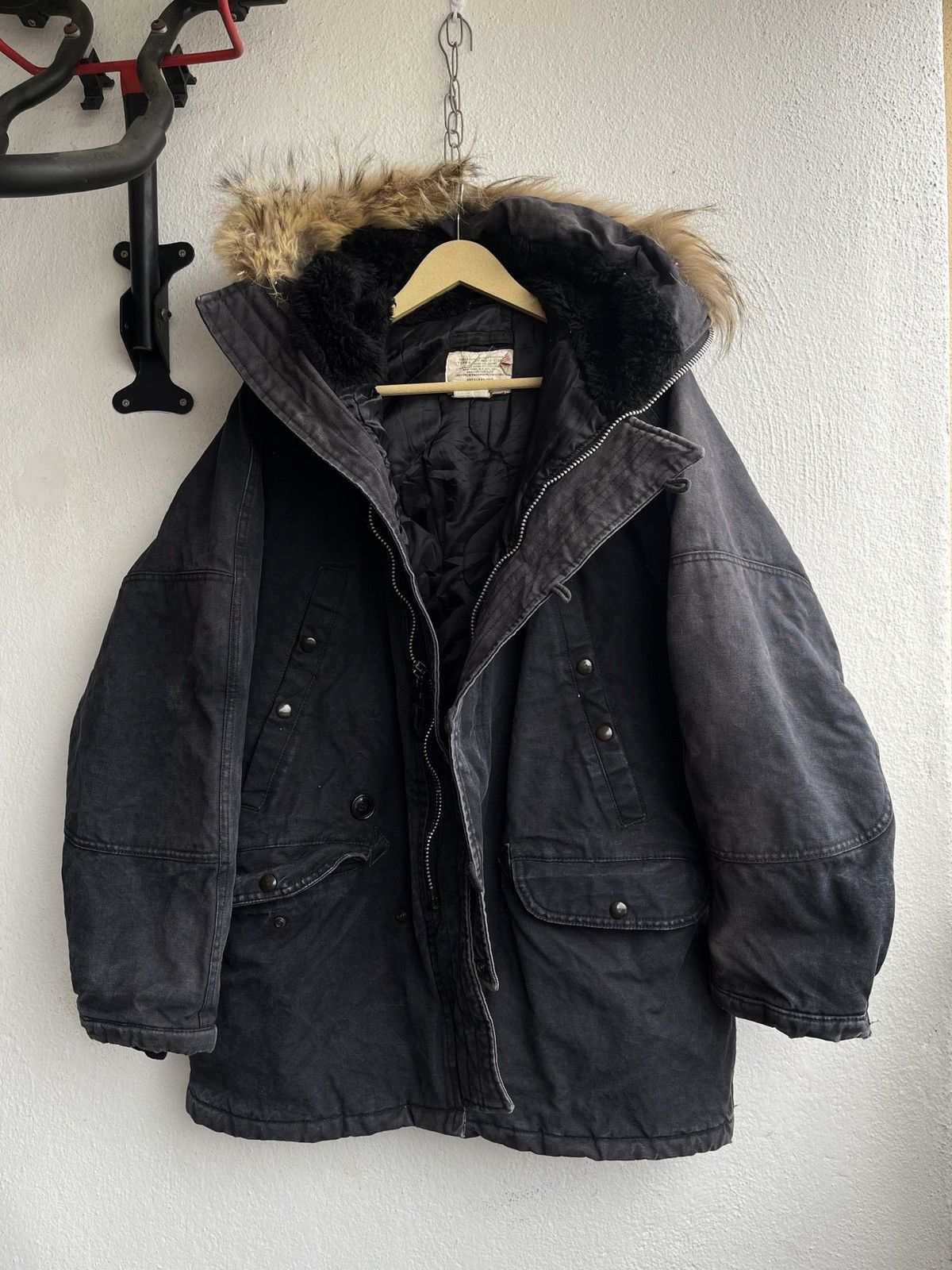 Buzz Rickson's × I. Spiewak And Sons × Vintage Vintage I Spiewak & Sons N-3B Jacket Golden Fleece USA Size US XL / EU 56 / 4 - 1 Thumbnail