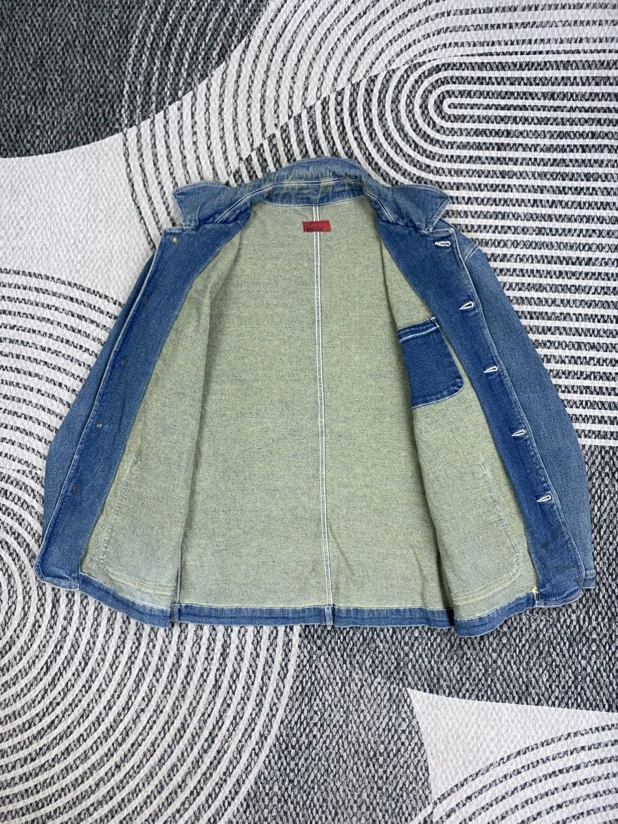 Brooks Vintage Brooks Genuine Brand Indigo Dyed Denim Chore Jacket Size US M / EU 48-50 / 2 - 5 Thumbnail