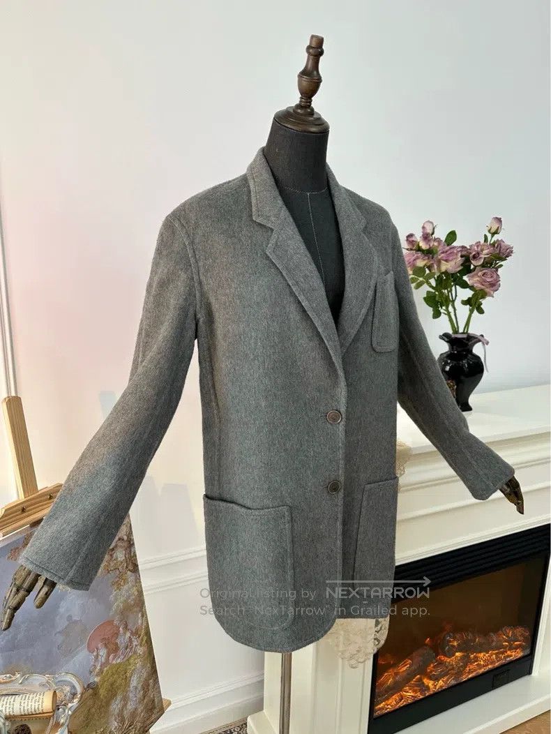 Hermes Hermes Margiela Era Wool Blazer Jacket, Gray Size XS / US 0-2 / IT 36-38 - 3 Thumbnail