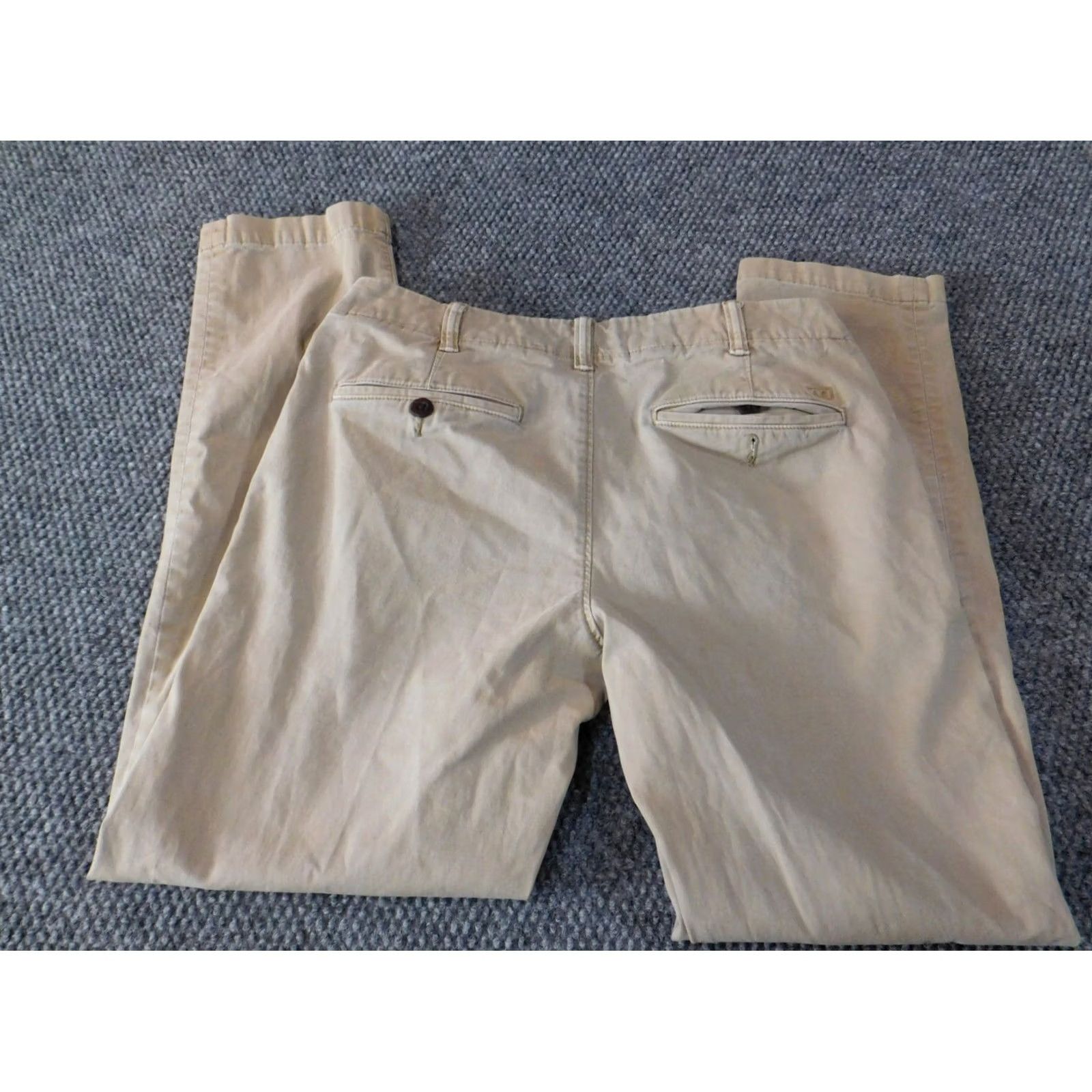 American Eagle Outfitters American Eagle Outfitters Pants 30x28 Beige Regular Straight Chino Cotton Flat Front Canvas Zipper Mens Regular 30 Inseam 28 Size US 30 / EU 46 - 5 Thumbnail