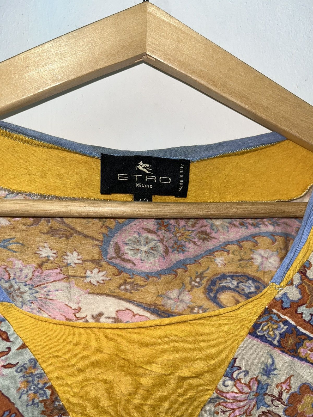 Designer × Etro × Vintage Vintage Tank Tops Etro Milano Size S / US 4 / IT 40 - 2 Thumbnail