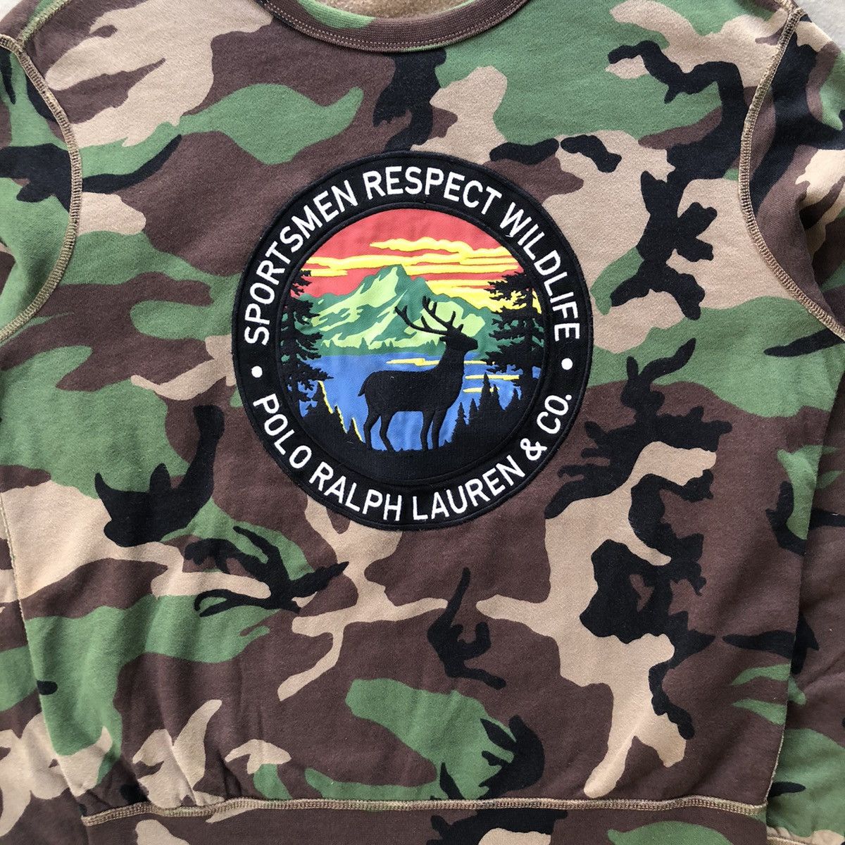 Polo ralph lauren camouflage sweatshirt