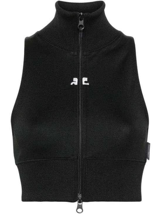 COURREGES Women Sweater 124JVE072JS0091 9999 Black
