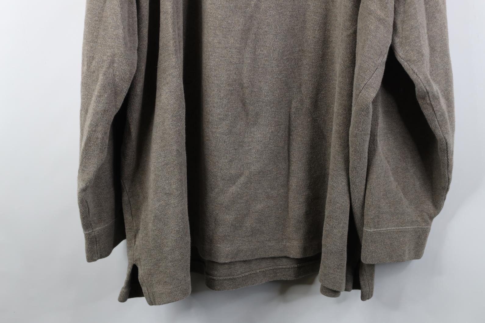 Polo Ralph Lauren Vintage 90s Ralph Lauren Ribbed Knit 1/4 Zip Sweater Beige Size US XXL / EU 58 / 5 - 10 Thumbnail