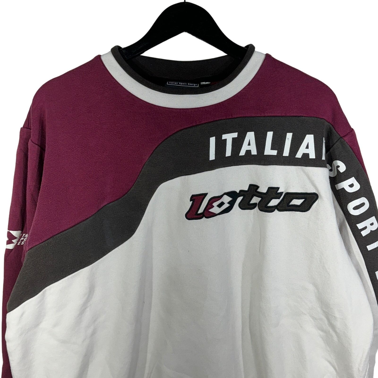 Lotto Sport Vintage Lotto Italia Embroidered Crewneck Size US XL / EU 56 / 4 - 2 Thumbnail