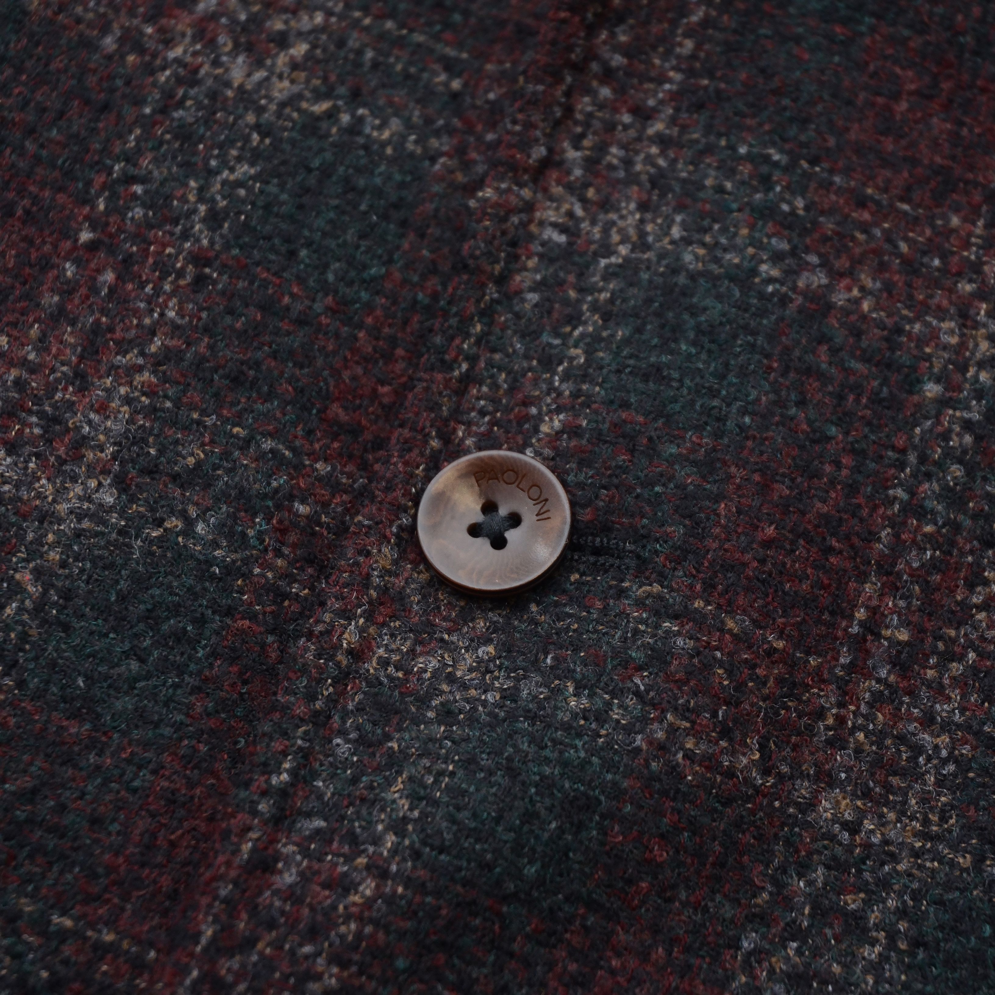 Designer × Paoloni PAOLONI CASUAL MEN BLAZER Tweed Check SLIM WOOL Sport Coat Size 36R - 7 Thumbnail