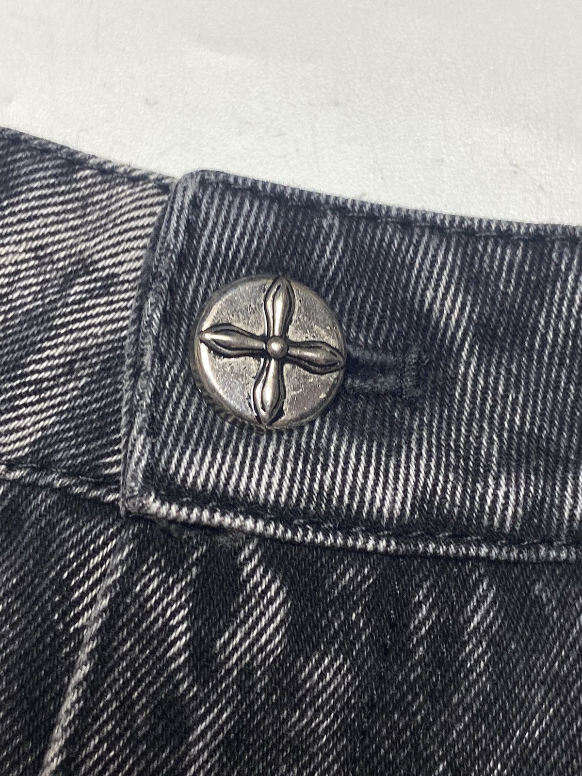If Six Was Nine × Japanese Brand × Le Grande Bleu (L.G.B.) Kimss Studio - Slashed Double Stripe Denim Size US 29 - 12 Thumbnail
