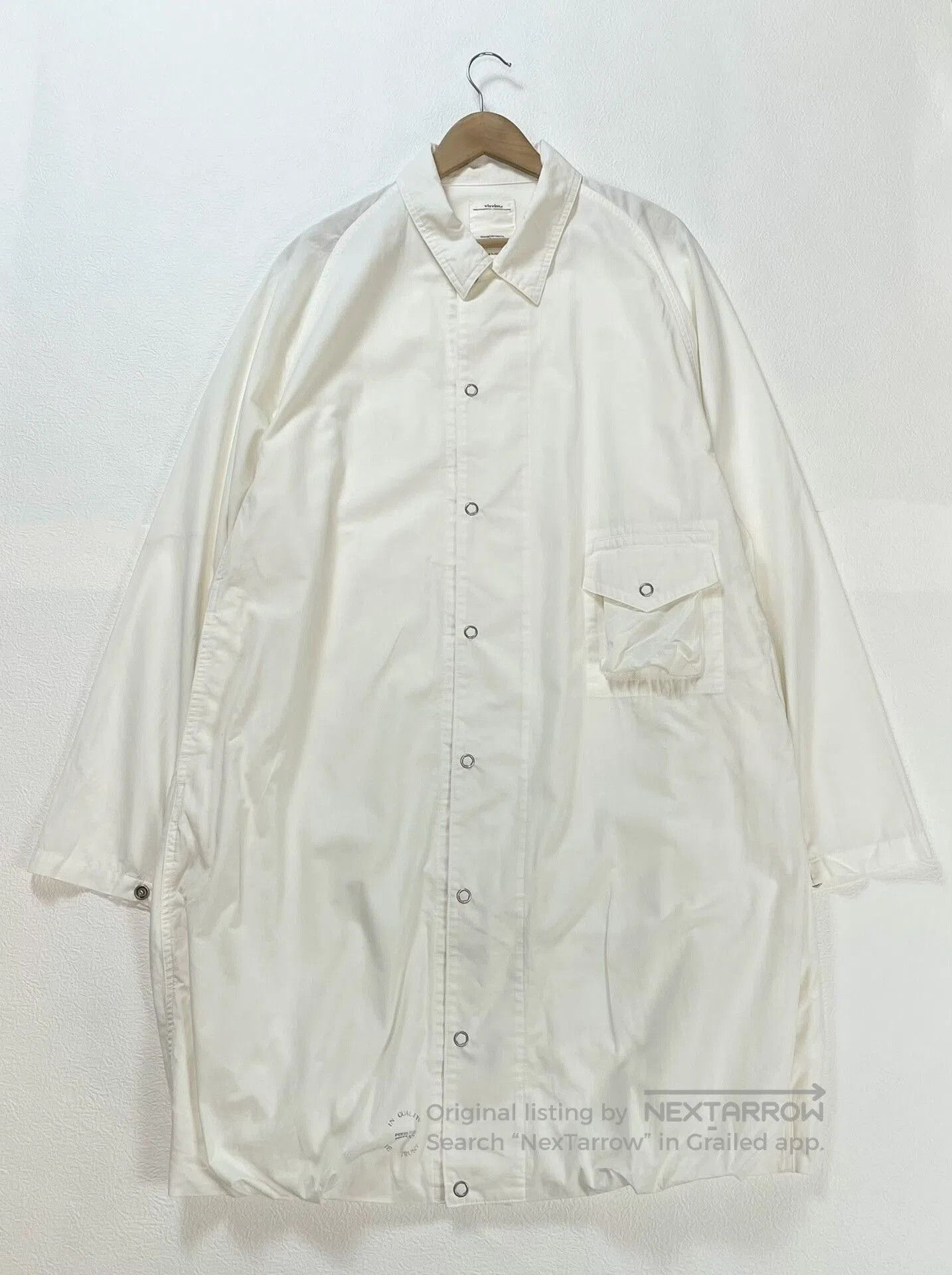 Visvim visvim four winds coat in white. Size US L / EU 52-54 / 3 - 1 Thumbnail