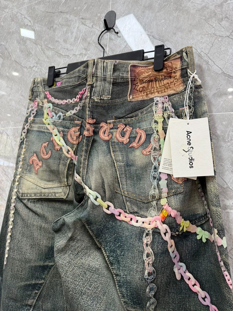 Acne Studios Acne Studios size US 50 25SS new pink candy pants chain pr Size US 34 / EU 50 - 5 Thumbnail