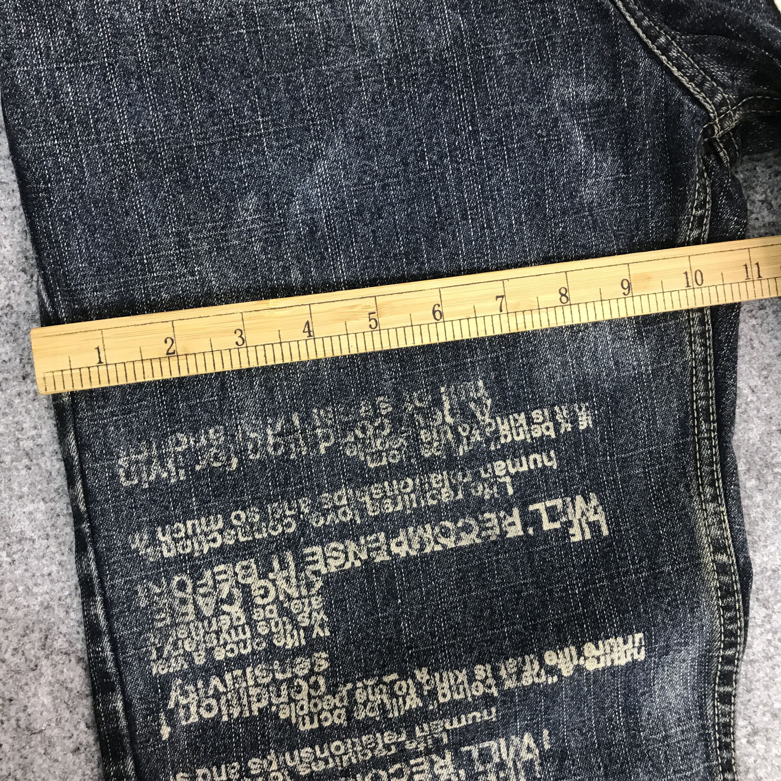 Japanese Brand JAPAN BRAND PUNK FREE BEAT DENIM PANTS K54B14 Size US 32 / EU 48 - 9 Thumbnail