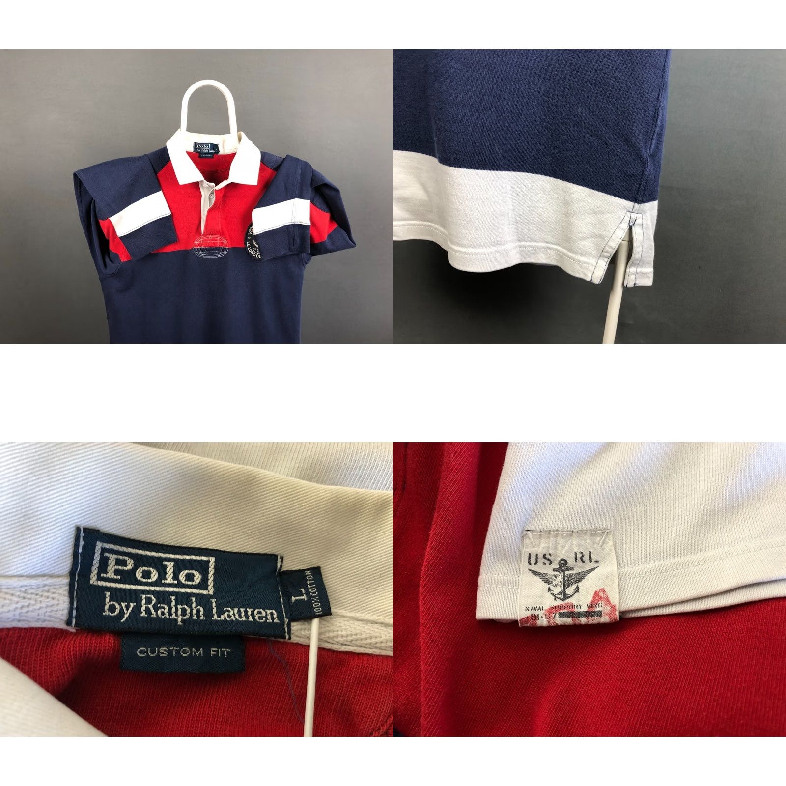 Ralph Lauren Ralph Lauren Polo Shirt Adult L Multicolor Cotton Long Sleeve Size US L / EU 52-54 / 3 - 8 Thumbnail