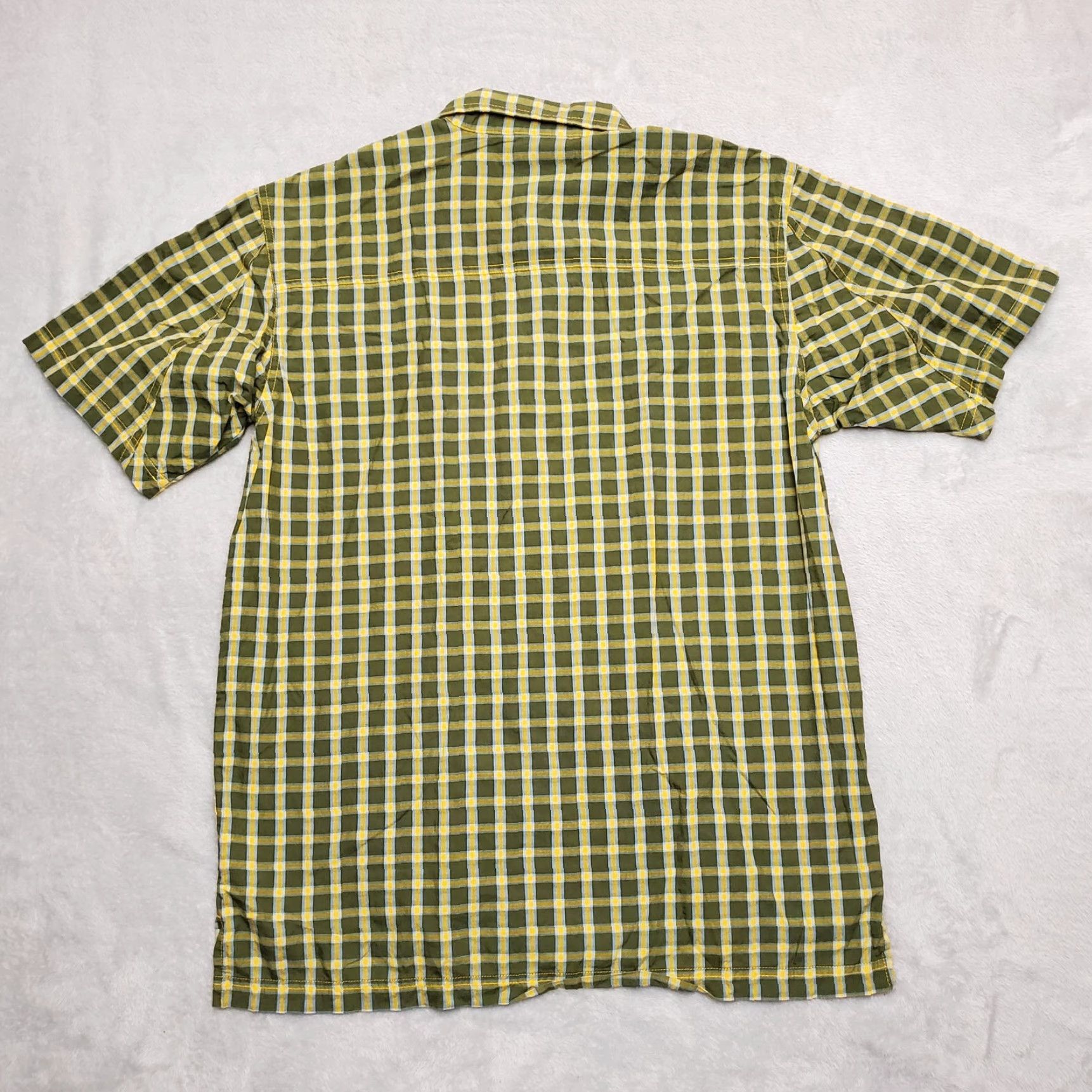 Olive VINTAGE Gander Mountain Shirt Mens M Olive Plaid Short Sleeve Outdoor Travel Casual Size US M / EU 48-50 / 2 - 7 Thumbnail