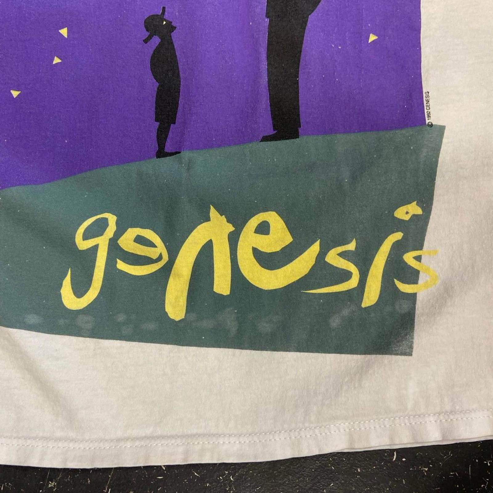 Vintage Vintage 1992 Genesis Night Sky Tour Tee Size US XL / EU 56 / 4 - 5 Thumbnail