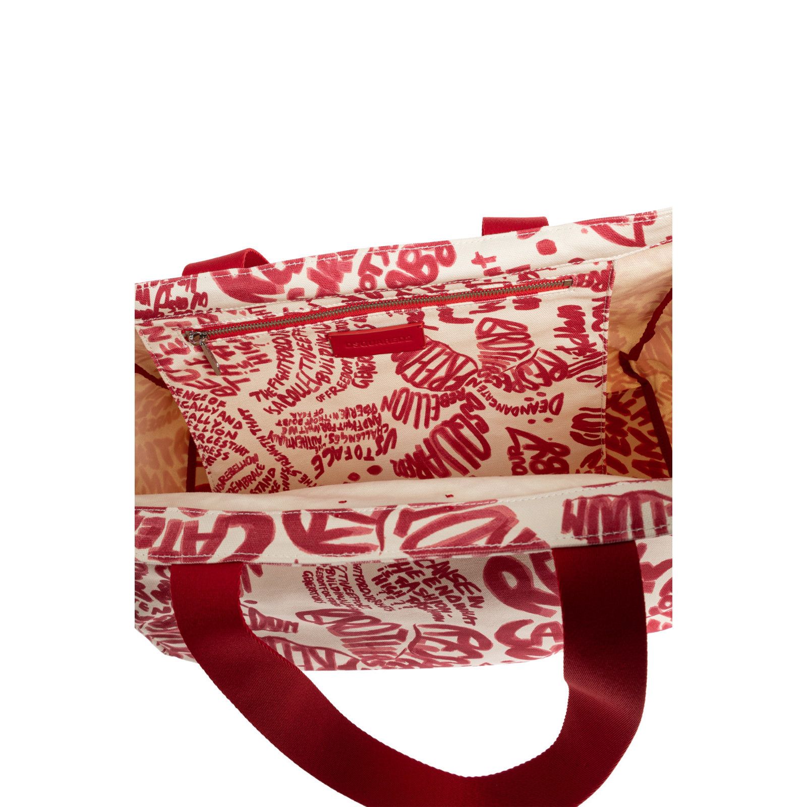 Dsquared2 DSQUARED2 Red Tote Bag New & Authentic Size ONE SIZE - 4 Thumbnail