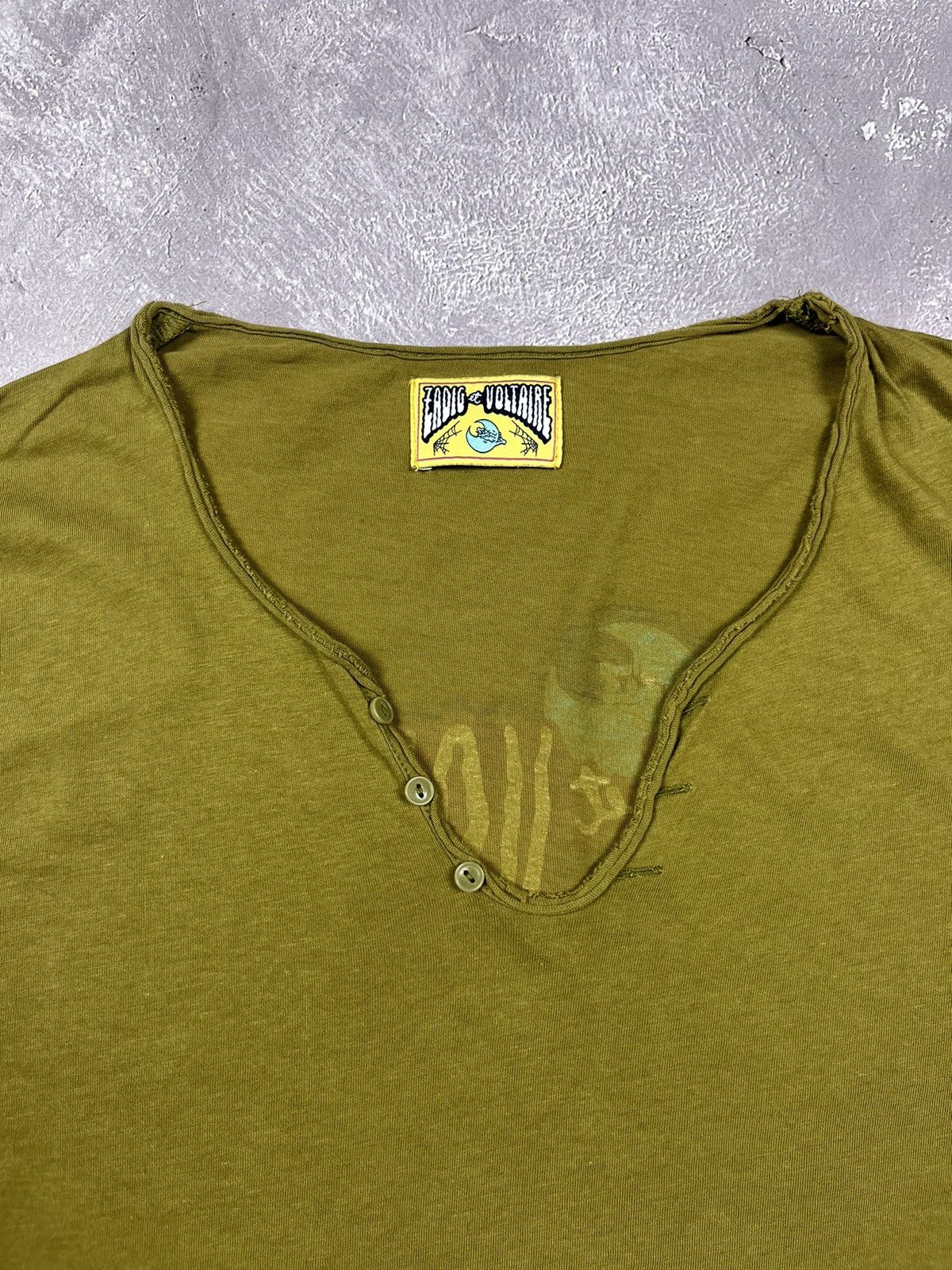 Zadig & Voltaire Zadig & Voltaire Monastir ML Moon VNeck Longsleeve Size S Size US S / EU 44-46 / 1 - 6 Thumbnail