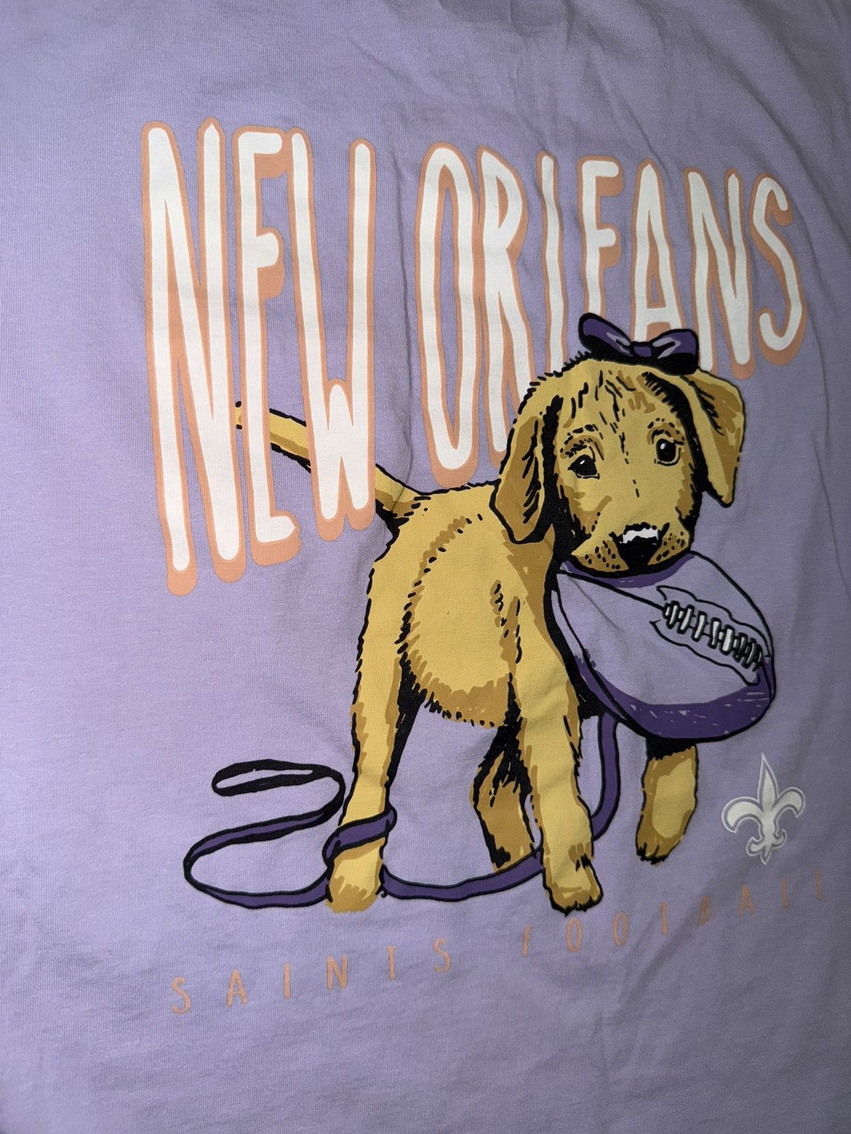NFL New Orleans Saints NFL team apparel puppy tee women’s XL Size XL / US 12-14 / IT 48-50 - 4 Thumbnail