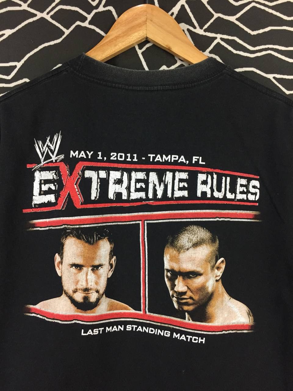 Vintage Vtg Y2K Authentic WWE Extreme Rules 2011 Tee Size US M / EU 48-50 / 2 - 5 Thumbnail