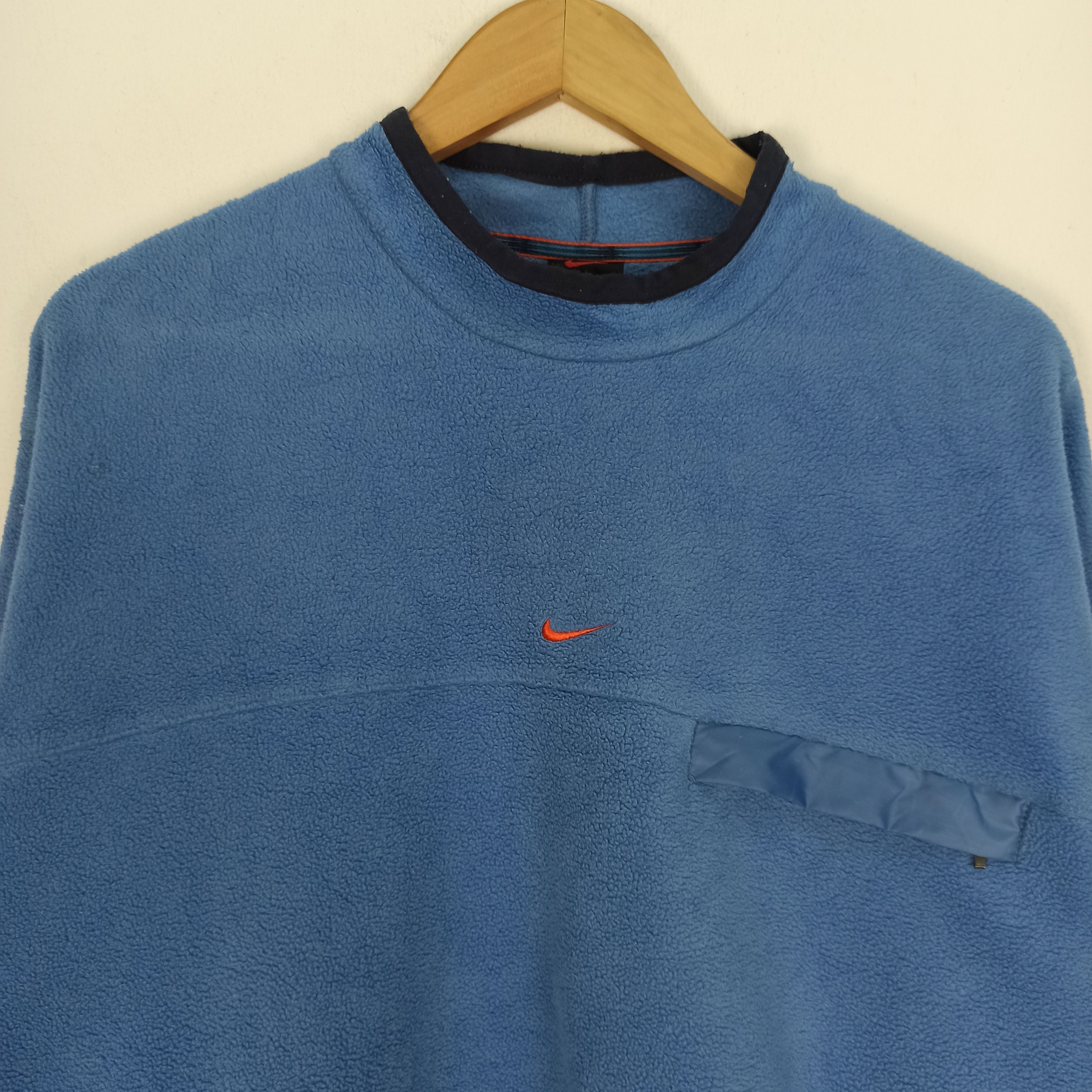 Nike Vintage Nike Canter Logo Fleece Sweatshirt Single Pocket Size US M / EU 48-50 / 2 - 2 Thumbnail