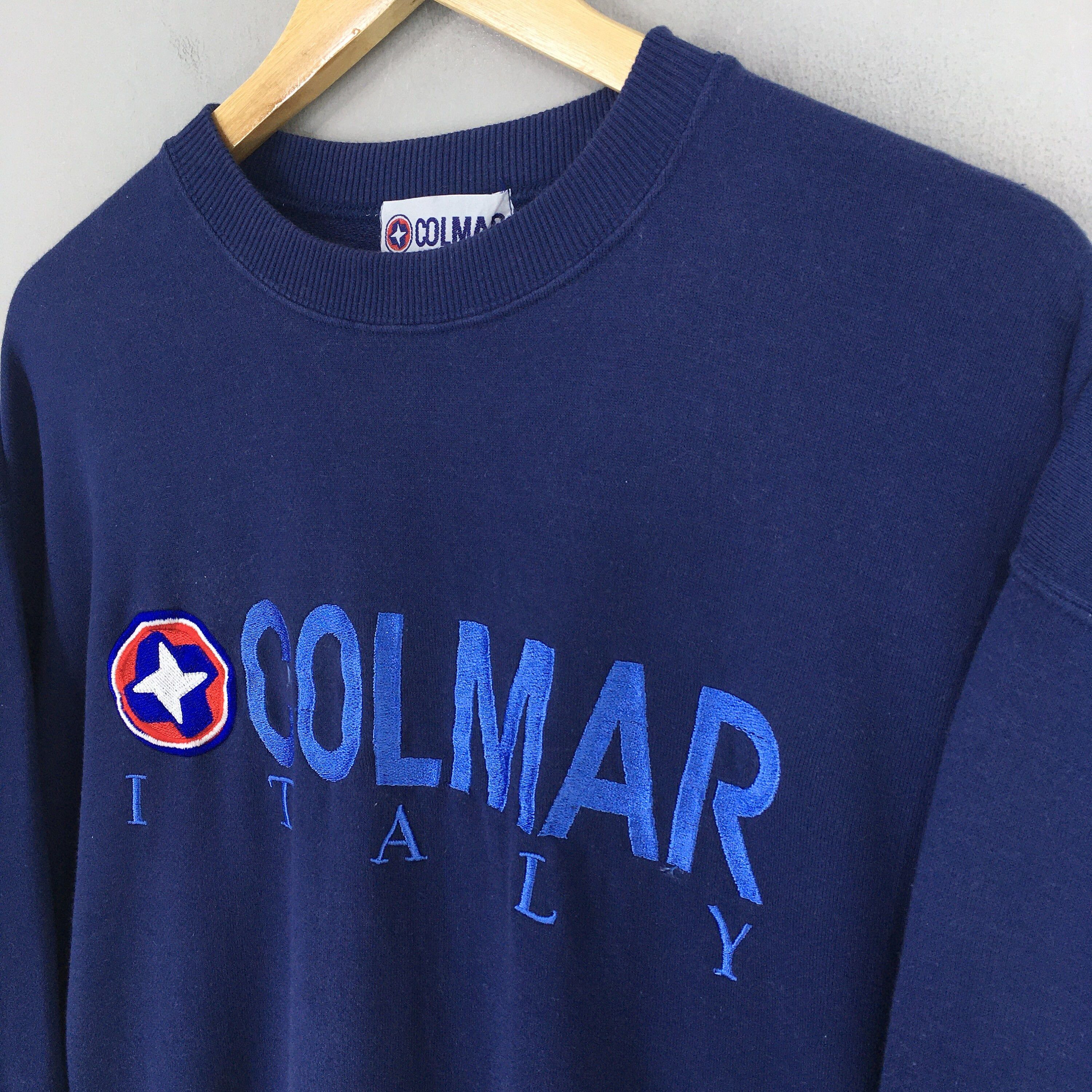 Colmar Vintage Colmar Italy Blue Jumper Large Size US L / EU 52-54 / 3 - 3 Thumbnail