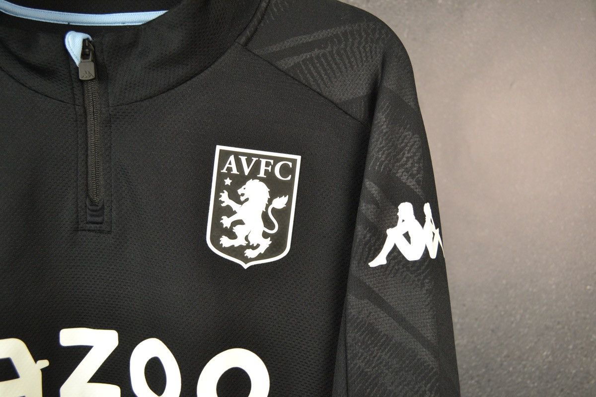 Kappa Aston Villa kappa training soccer football top jersey long Size US XXL / EU 58 / 5 - 4 Thumbnail