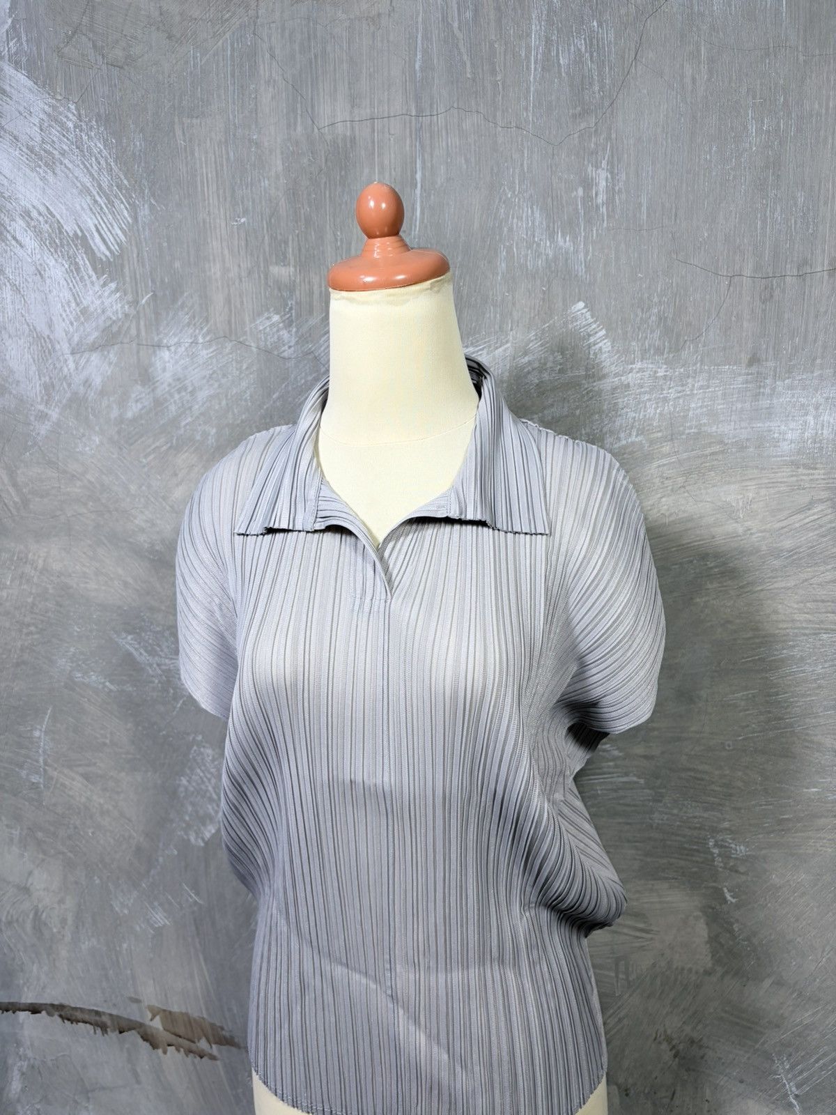Japanese Brand Unknown Women Pleats Tops Issey Miyake Style Size M / US 6-8 / IT 42-44 - 2 Thumbnail
