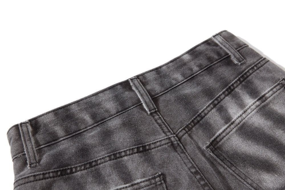 Vintage Men's hippie flared distressed tie-dye dirty jeans Size US 32 / EU 48 - 5 Thumbnail