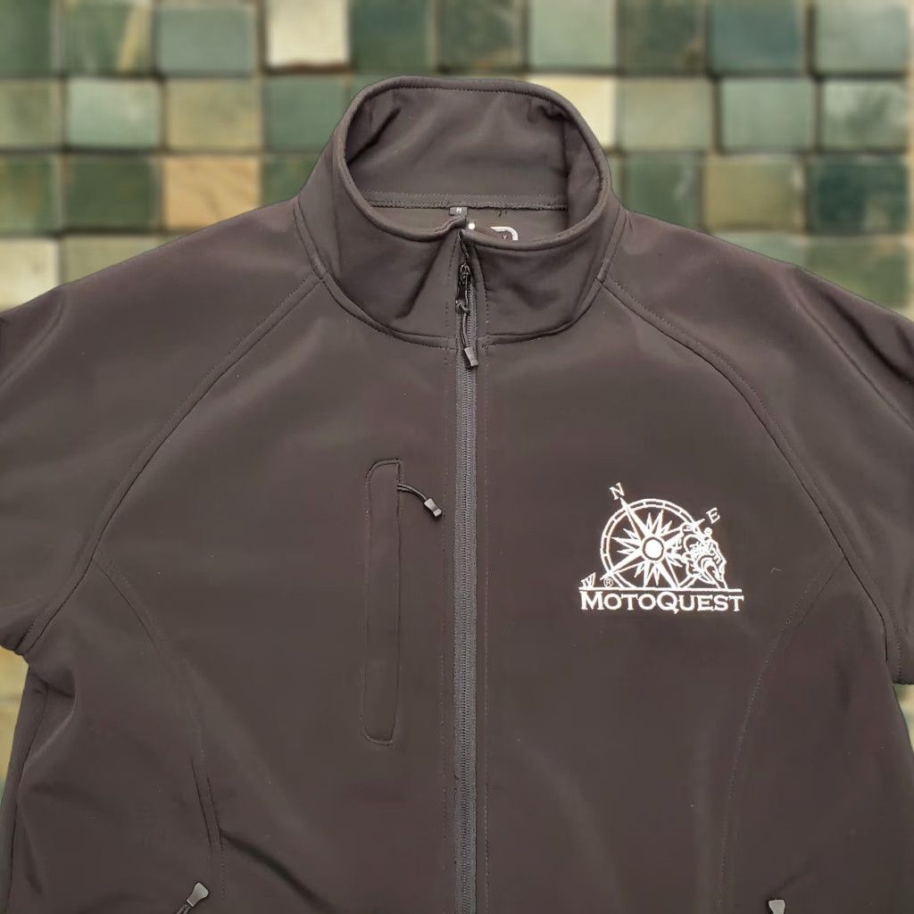 Vintage Vos Motoquest Jacket Mens M Black Performance Stretch Soft Shell Motorcycle Size US M / EU 48-50 / 2 - 1 Thumbnail