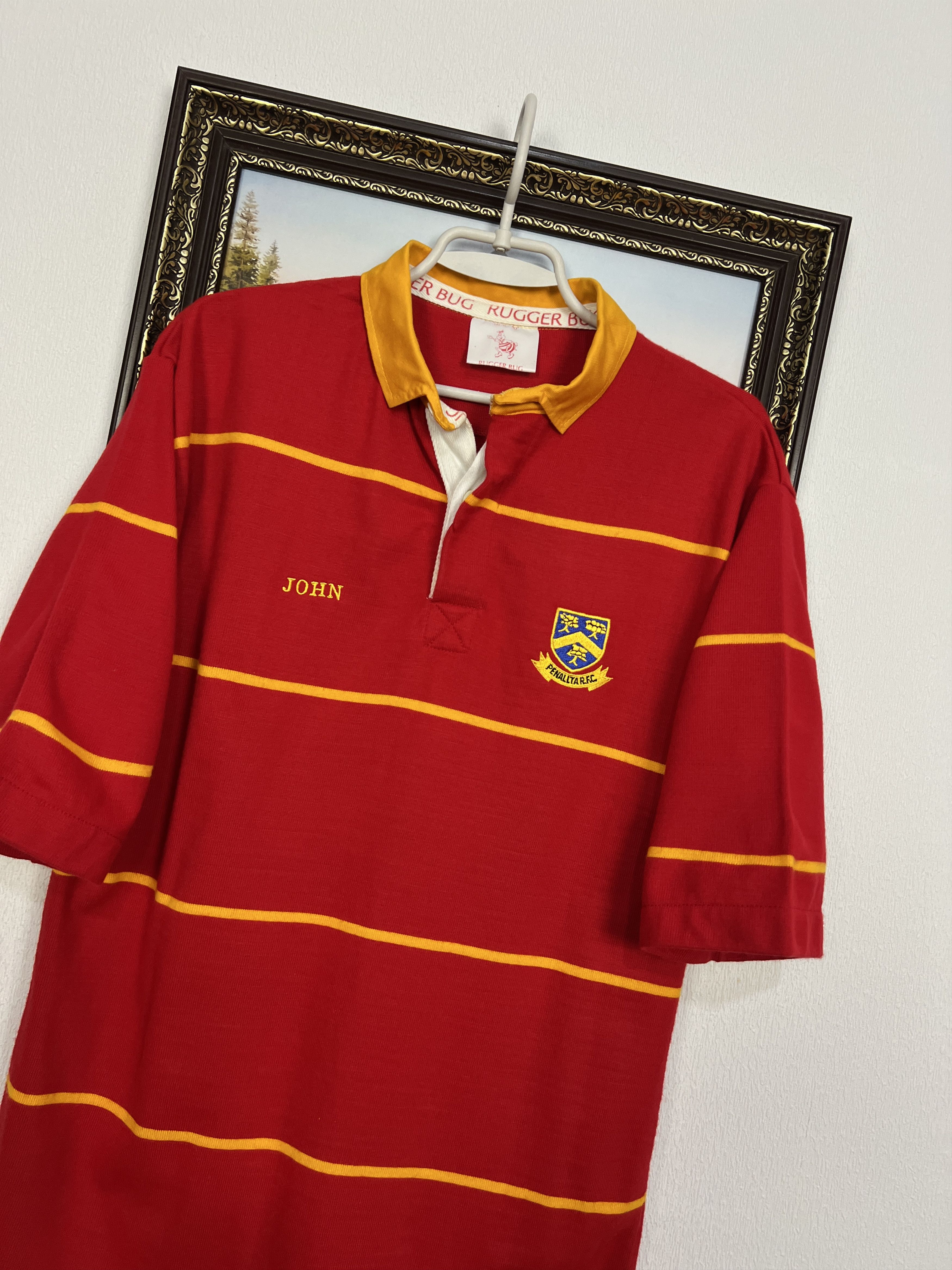 Vintage Vintage Penallta Rugby Union Jersey Shirt Rare Trikot Sport Size US XL / EU 56 / 4 - 3 Thumbnail