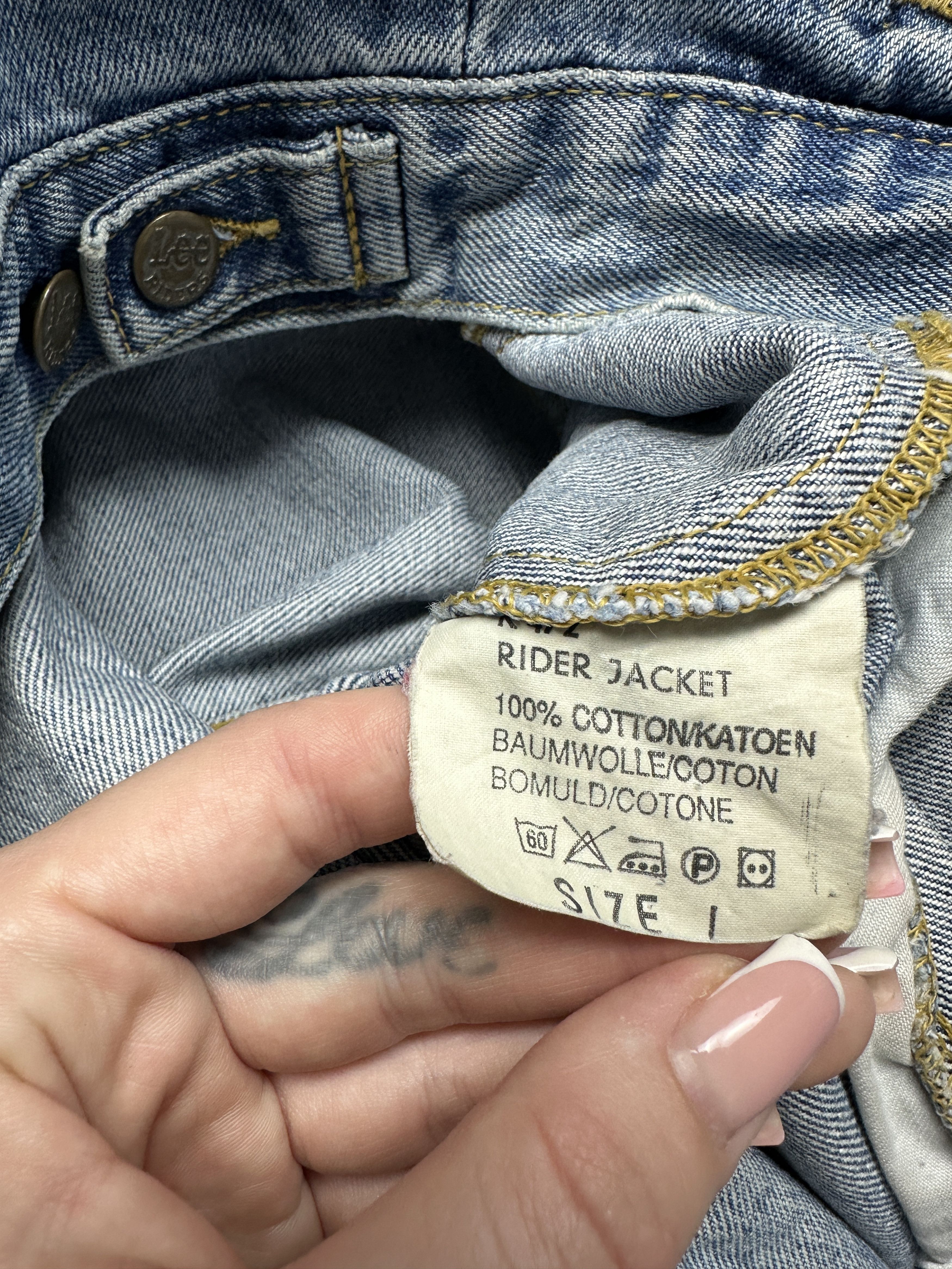 Lee Vintage Mens Rider Denim Jacket