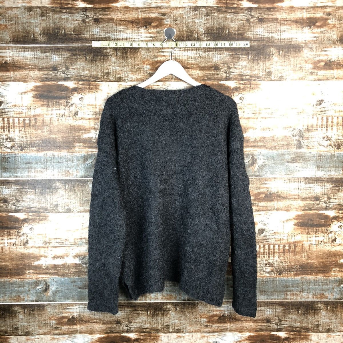 Homespun Knitwear × Uniqlo Uniqlo mohair Grey Knitwear #A2217 Size US M / EU 48-50 / 2 - 11 Thumbnail
