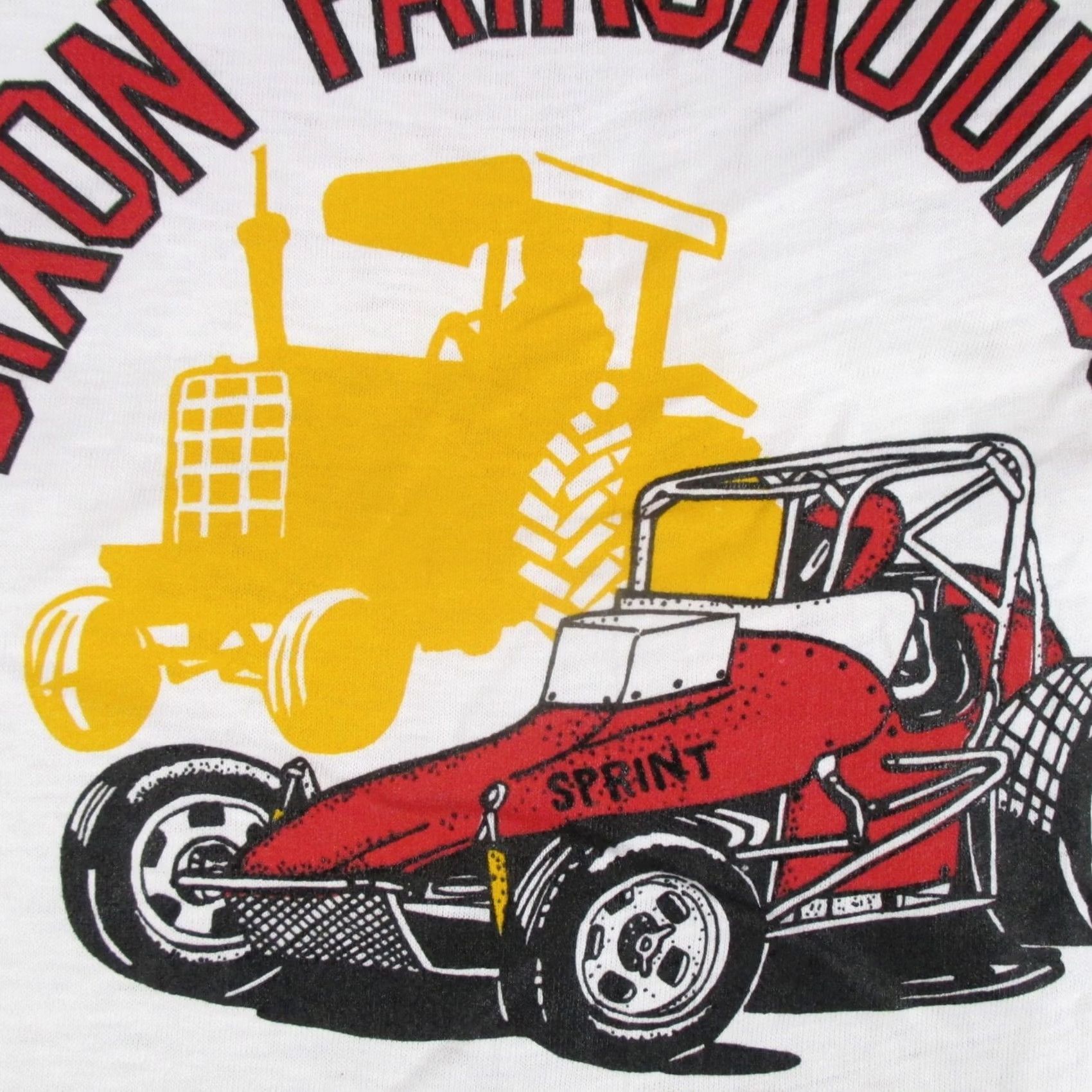 Hanes VINTAGE Hanes T-Shirt 80s S White 100% Cotton Mens NARC SPRINT CAR RACING Dixon California Shirt Mens XS/S Fits Like Small 1980s 90s Size US S / EU 44-46 / 1 - 6 Thumbnail