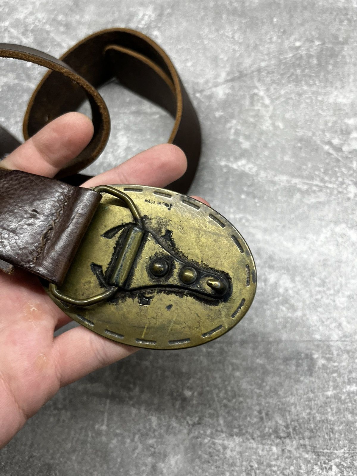 Just Cavalli × Roberto Cavalli × Vintage Roberto Cavalli leather belt vintage 90s Size ONE SIZE - 7 Thumbnail