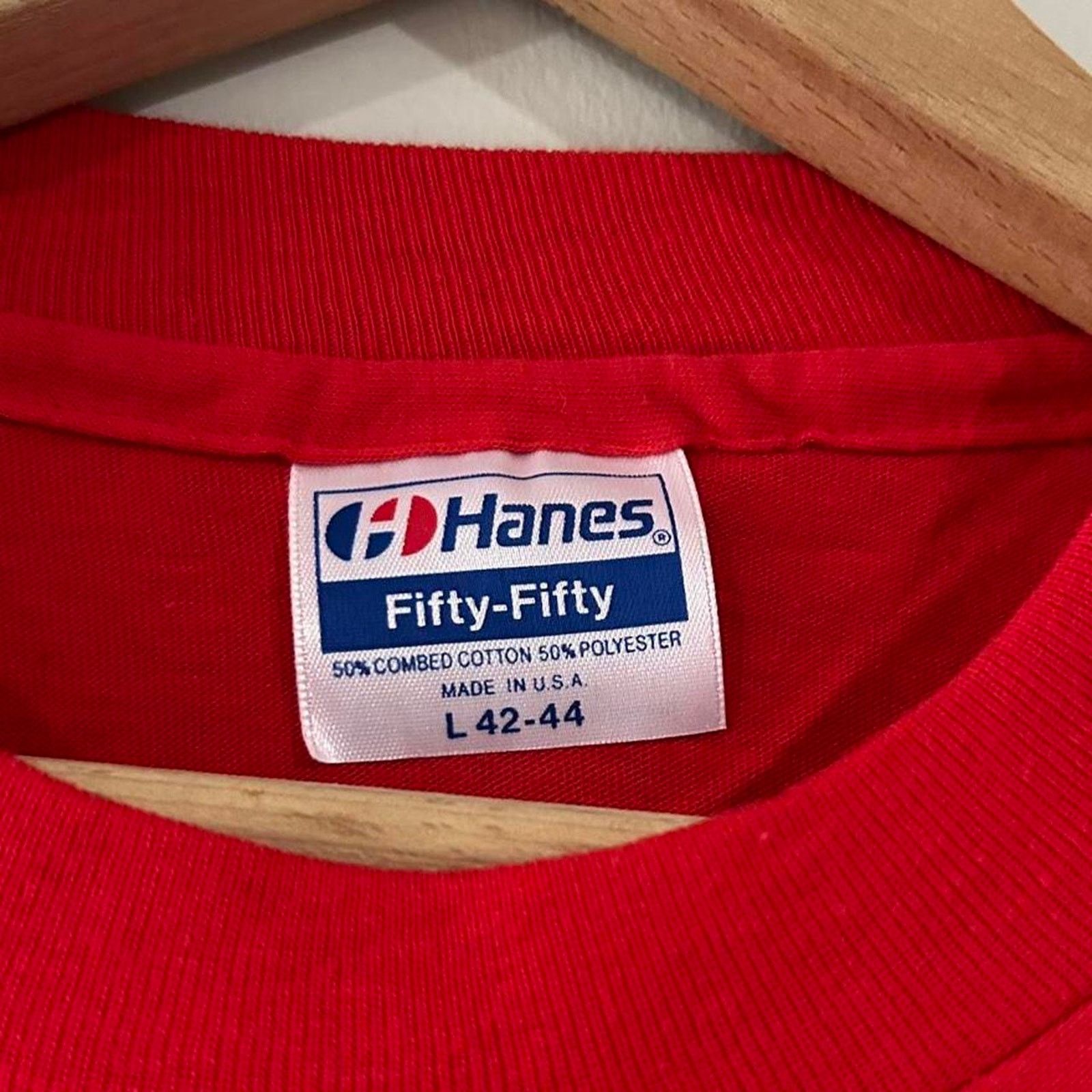 Hanes Vintage Panasonic Promo Shirt Size US L / EU 52-54 / 3 - 3 Thumbnail