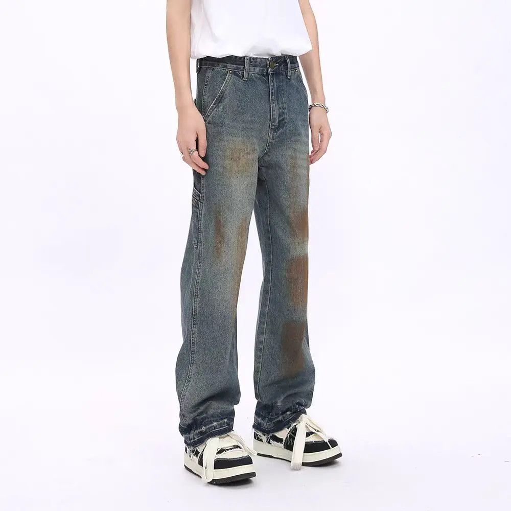 Designer × Japanese Brand Vintage Hip Hop Streetwear Loose Casual Jeans Size US 31 - 2 Thumbnail