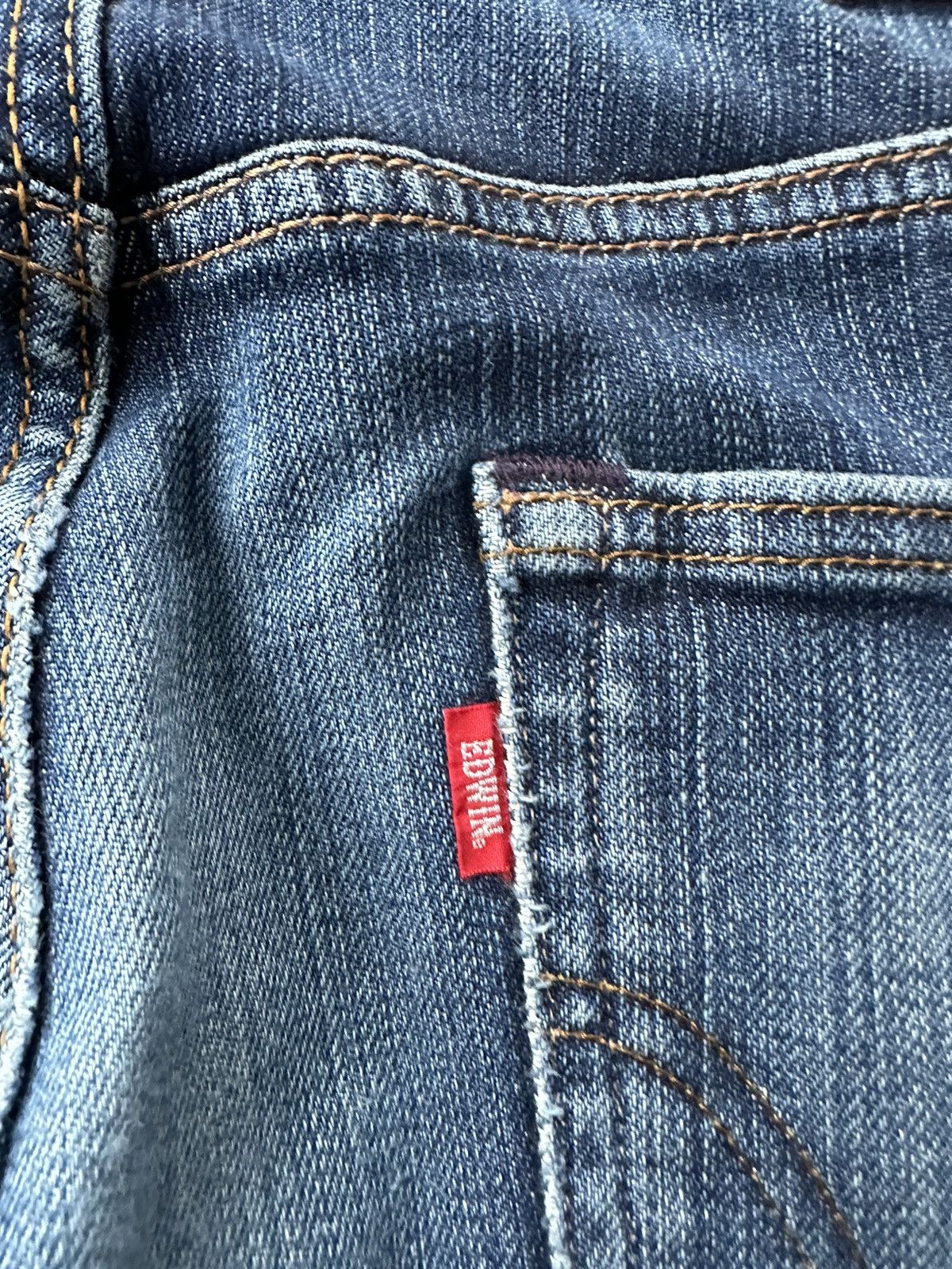 Beauty Beast × Edwin × Japanese Brand Vintage Edwin 503 Japan Distressed Denim D403 Size US 34 / EU 50 - 9 Thumbnail