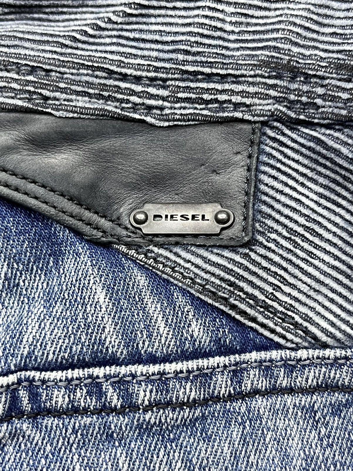 Diesel 🔥DIESEL ACID WASH Distressed Italian Denim FLARE Jeans Size US 30 / EU 46 - 15 Thumbnail