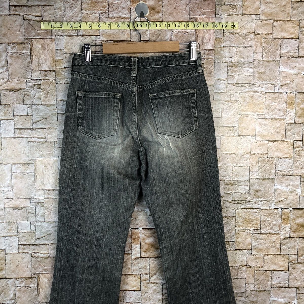 Japanese Brand Uniqlo japan faded Black Denim Pants #A1011 Size 25" / US 0 / IT 36 - 12 Thumbnail