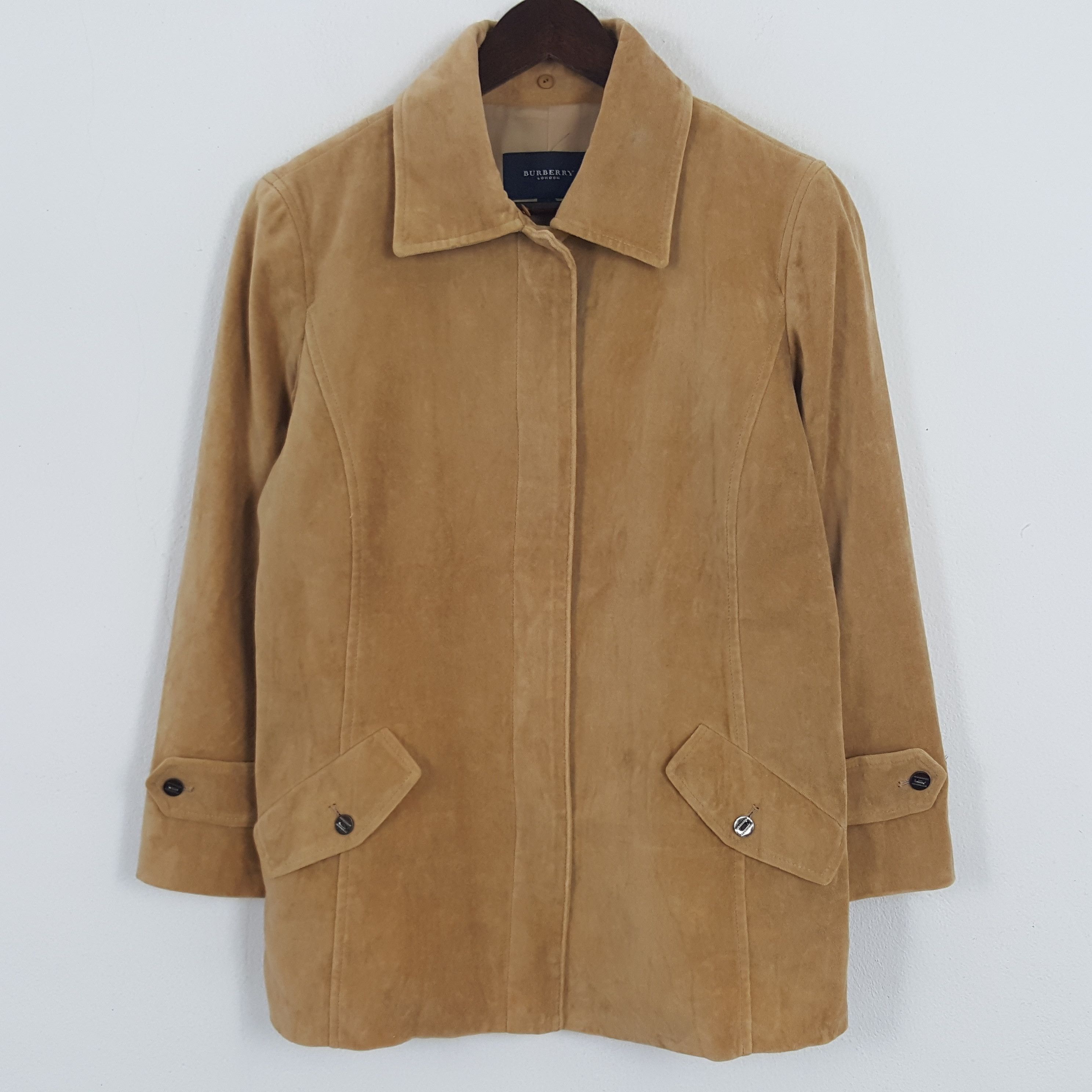 Burberry × Vintage Vintage Burberry London Custom Spell Out Button Up Jacket Size S / US 4 / IT 40 - 3 Thumbnail