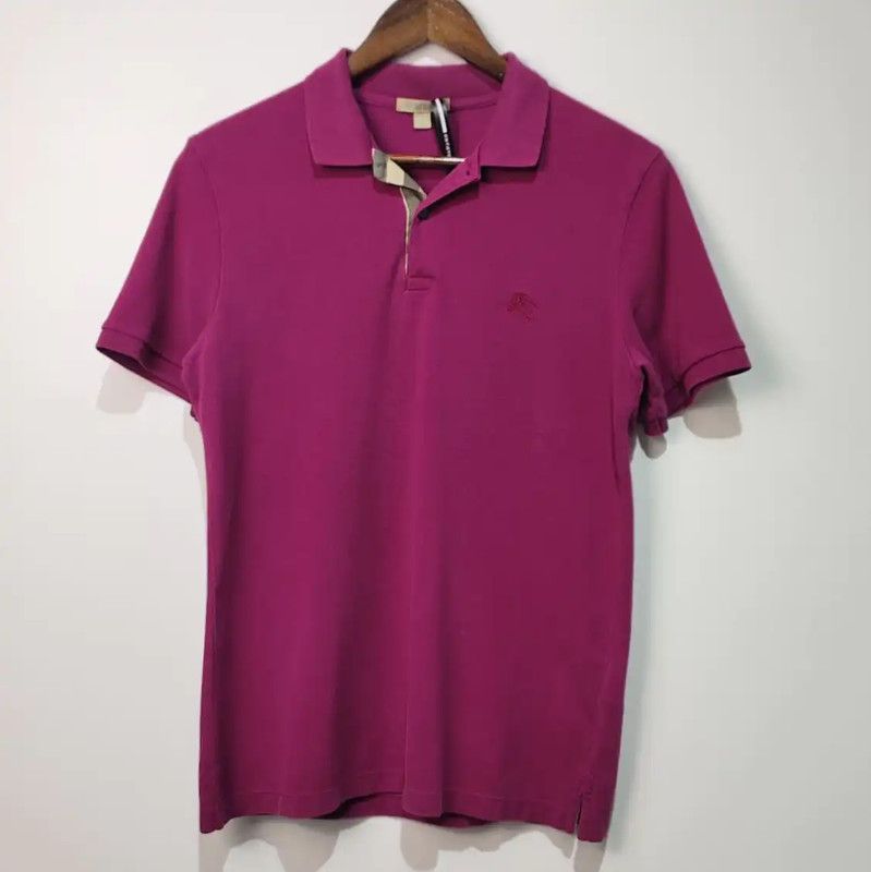 Burberry Burberry Women's S Size Purple Cotton T-Shirt Size S / US 4 / IT 40 - 1 Thumbnail